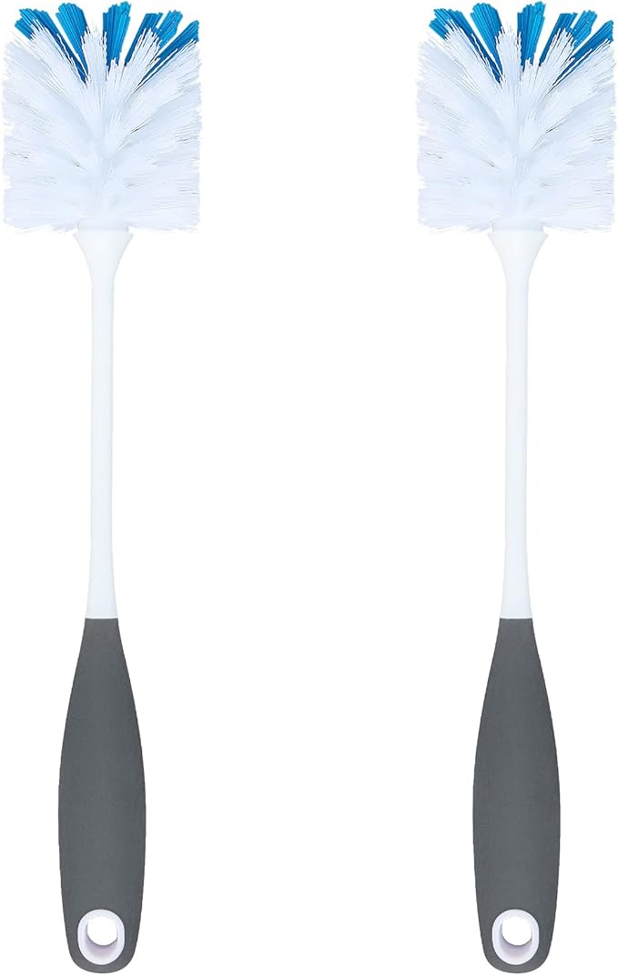 PHYEX 2 Pack Long Handle Bottle Scrubbing Brushes, Bottle Cleaner by PHYEX