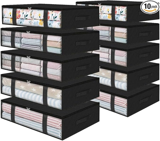 StorageRight Under Bed Storage Bins, Breathable Organizer by StorageRight