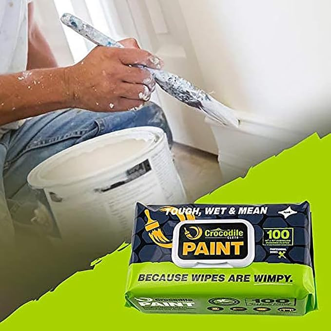 Crocodile Cloth Paint Cleaning Wipes, Adhesive & Caulk Removal – Painters - Image 7