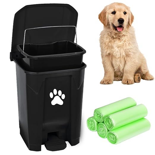 Outdoor Dog Poop Trash Can, Dog Waste Trash Can by Unknown
