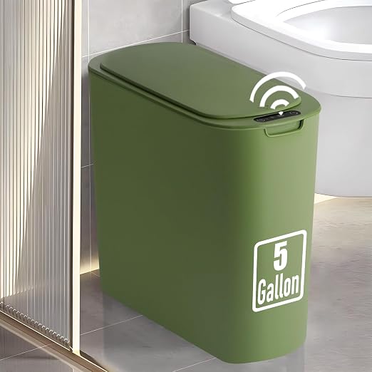 5 Gallon Motion Senor Bathroom Trash Can by TIPGO