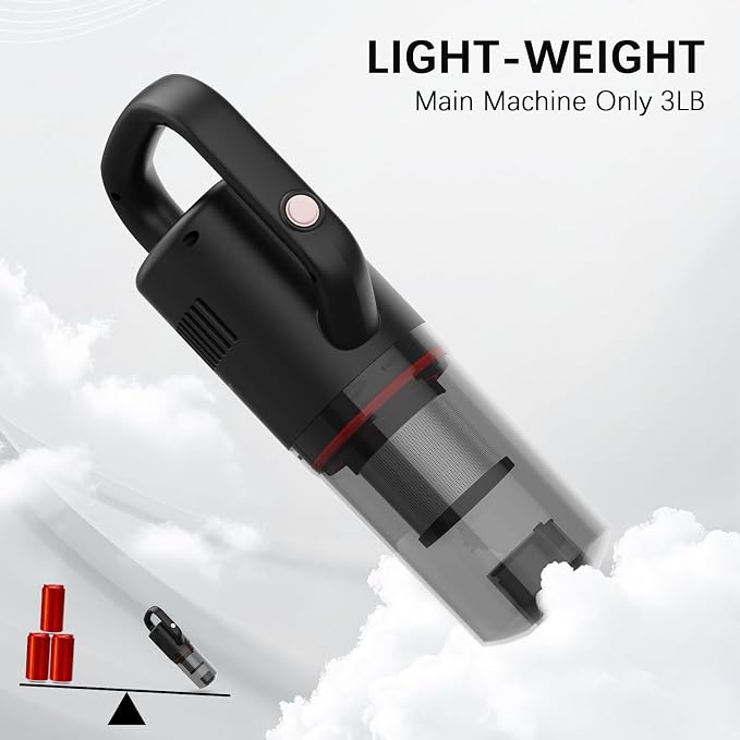 Cordless Vacuum Cleaner Lightweight Hand-held Stick Vacuum Small Vacuum - Image 5