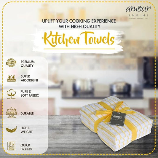 AMOUR INFINI Kitchen Towels Set of 4 - Image 2