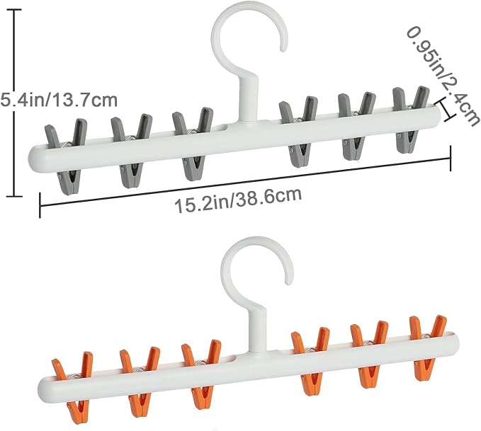 Clothes Hanger 2 Pack Clothes Drying Racks Windproof - Image 2