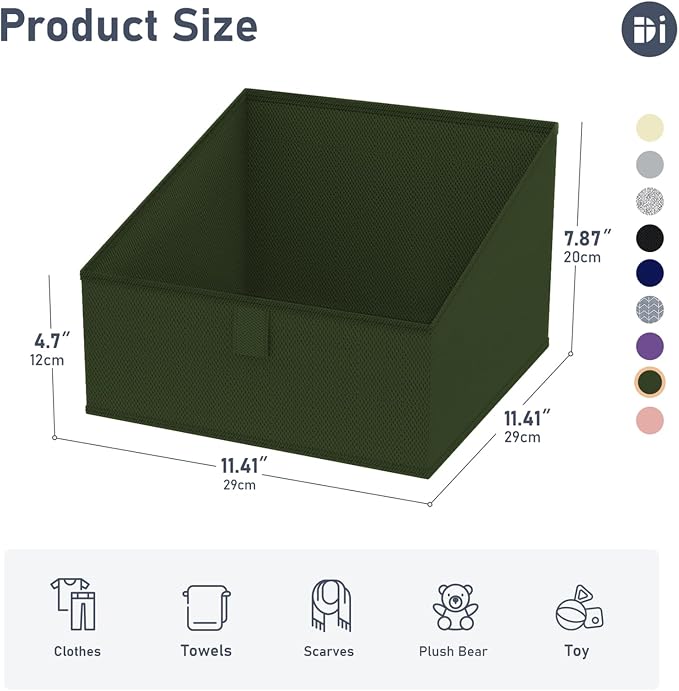 DIMJ Closet Storage Bins 6 Pack - Image 2