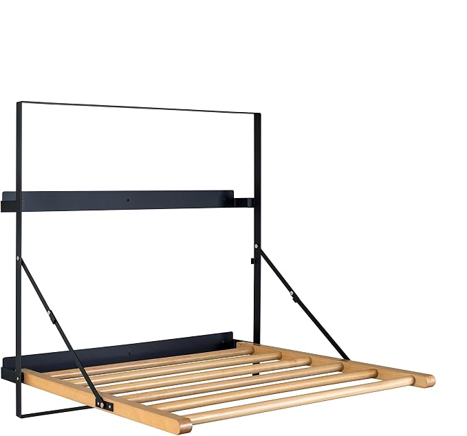 TOMACE Wall Mounted Clothes Drying Rack Laundry Drying Rack Collapsible by TOMACE