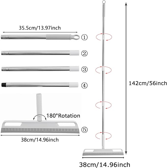 Multifunction Magic Broom, Silicone Floor Squeegee - Image 2