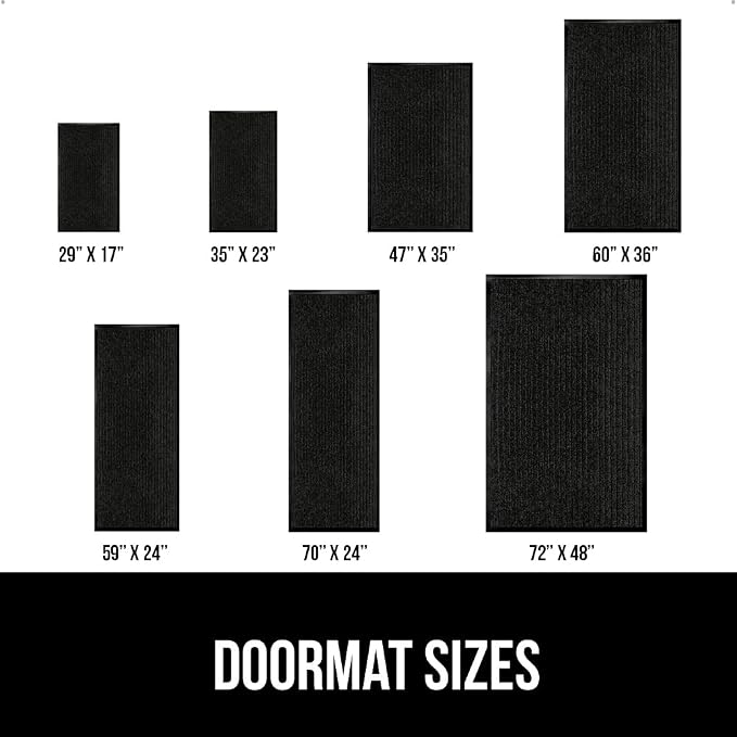 GORILLA GRIP Traffic Guard Door Mat, Heavy Duty Welcome Mats, Commercial Office - Image 6