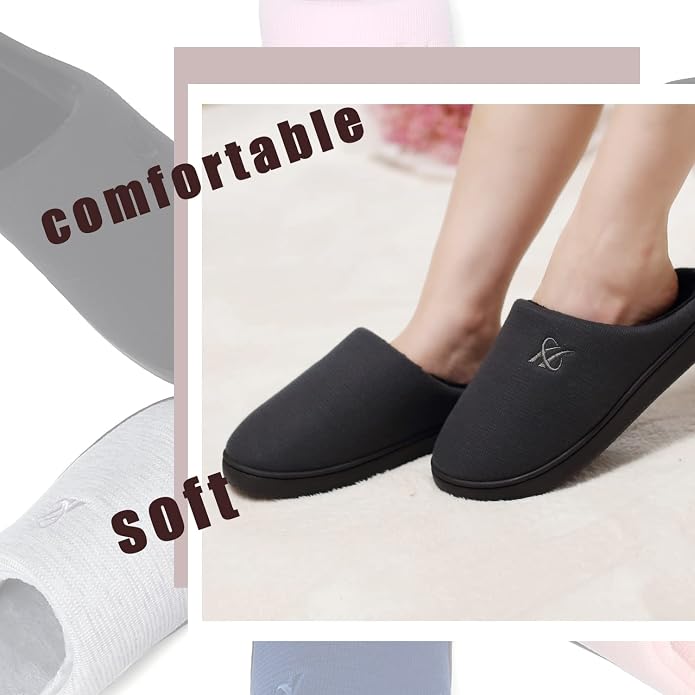Memory Foam Slippers for Women's and Men's Casual House Shoes - Image 7