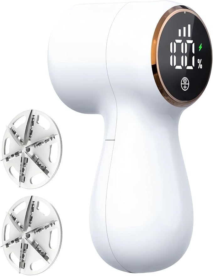 Rechargeable Fabric Shaver, Lint Remover, 3-Speed Sweater Shaver by WEFTNOM