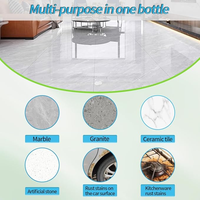 500ml Rust Stain Remover Neutral Metal Cleaner Marble Rust Remover - Image 4