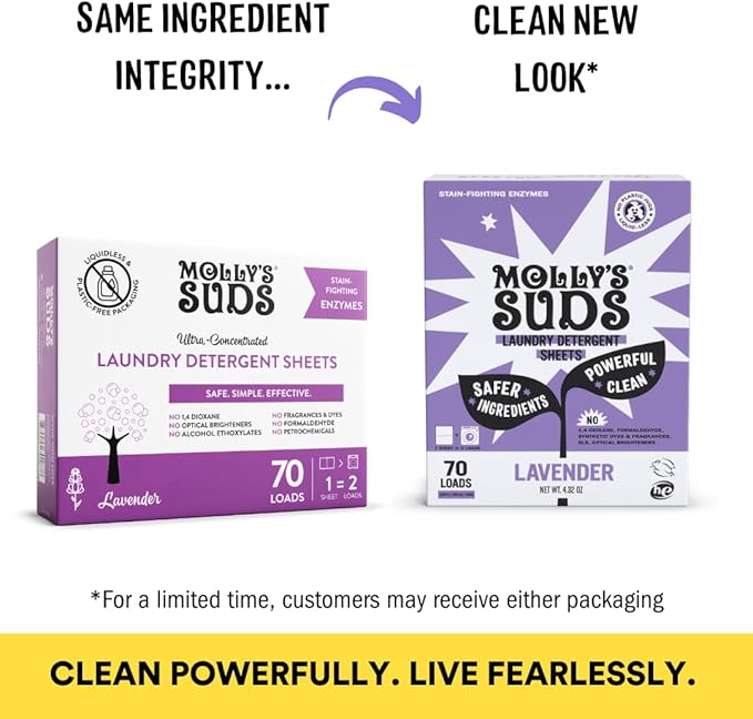 Molly’s Suds Laundry Detergent Sheets | Gentle on Sensitive Skin, Powerful - Image 2