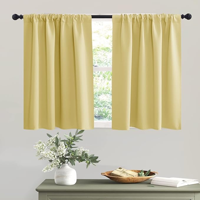 RYB HOME Bathroom Window Curtains by RYBHOME
