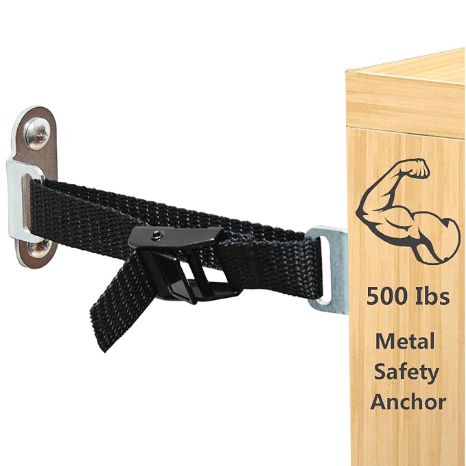 Furniture Anchors for Baby Proofing, Anti Tip Furniture Anchors, Furniture Wall by OKETHERMO