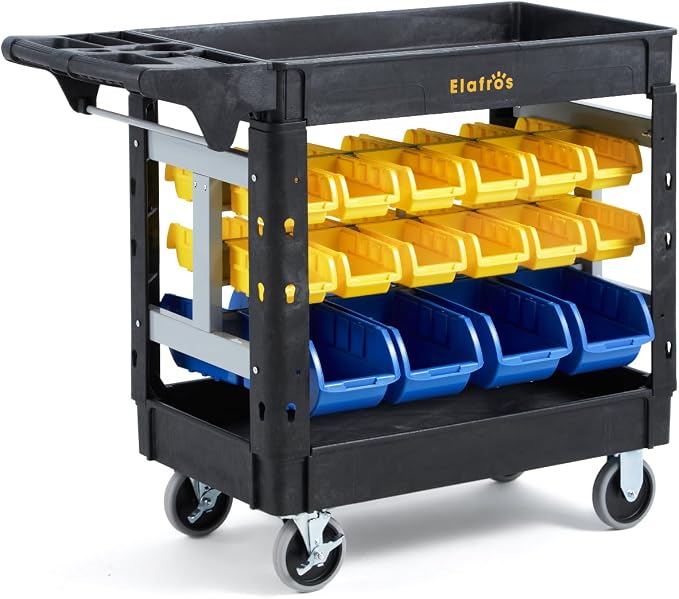 Elafros 2-Tier Utility Cart by ELAFROS