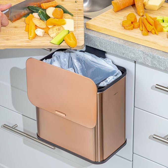 RedFactor Stainless Steel Hanging Trash Can - Image 4