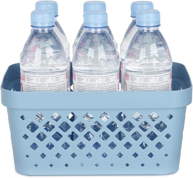 Glad Plastic Baskets for Organizing, Linen Closet, and Bathroom | Nesting Shelf - Image 4