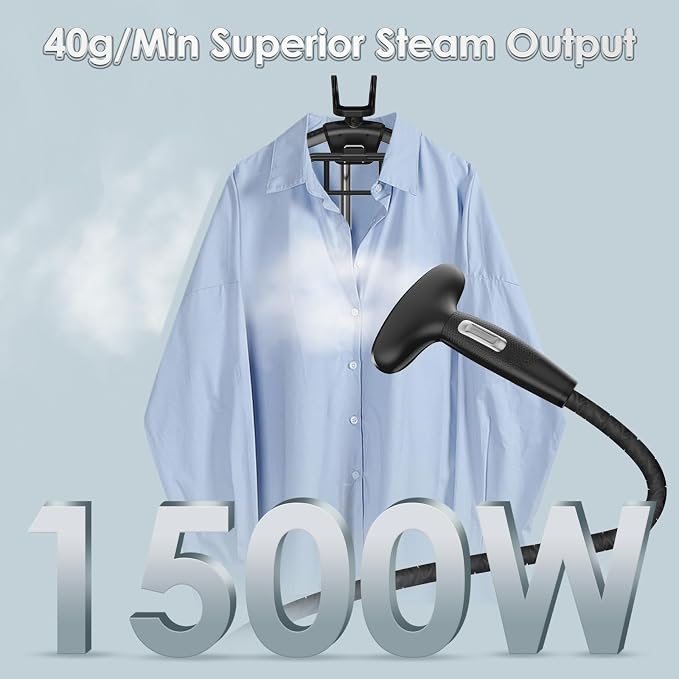 Steamer for Clothes, Jenaely 1500W Standing Garment Steamers, 35s Fast Heat-up - Image 6