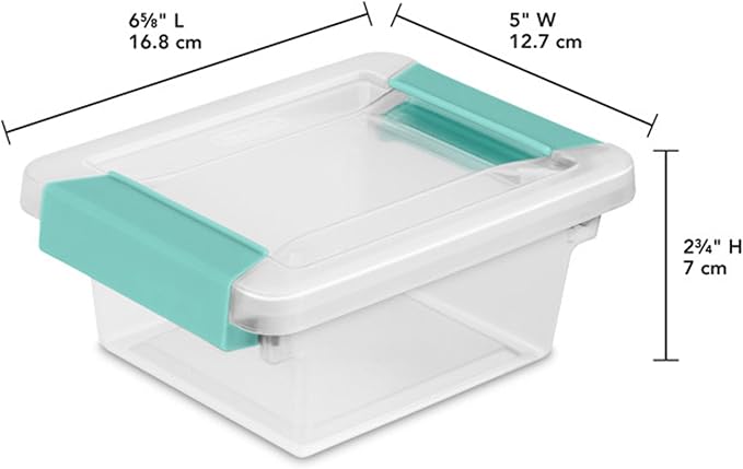 Sterilite 6-Pack Clip Box, Supplies and Office Items - Image 3