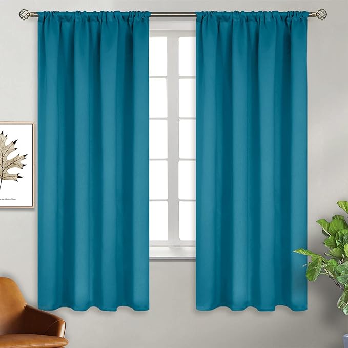 BGment Peacockblue Blackout Curtains - Image 6