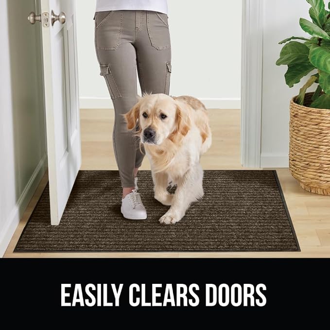 GORILLA GRIP Traffic Guard Door Mat, 2 Pack, Heavy Duty Waterproof Doormat - Image 5