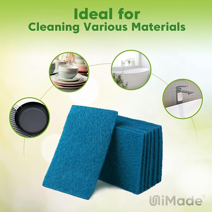 Non-Scratch Scouring Pads, Garage and Outdoors, Reusable Dish Scrubber Pads - Image 2
