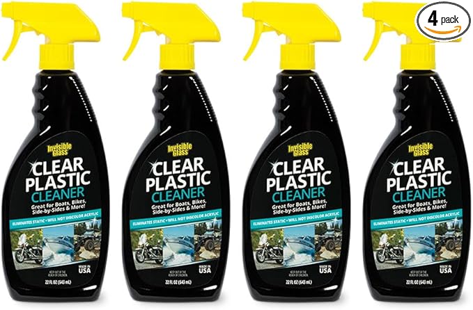 Invisible Glass 92084-4PK Clear Plastic Cleaner by InvisibleGlass