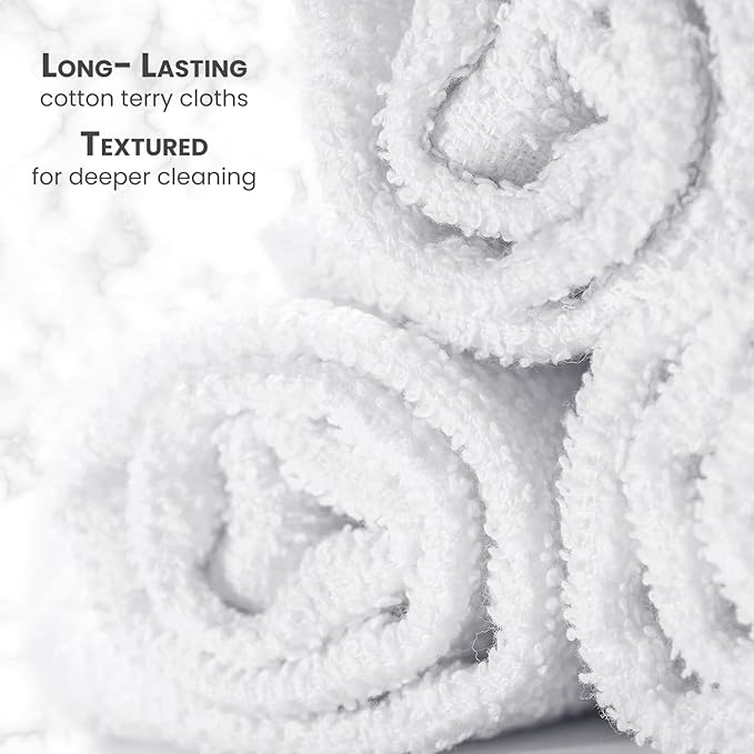 Terry Bar Mop Towels Size 14"x17" – Absorbent and Durable, Cotton Cleaning - Image 4