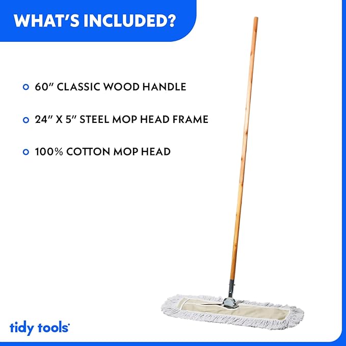 Commercial Dust Mop & Floor Sweeper, 24 in. Dust Mop - Image 3