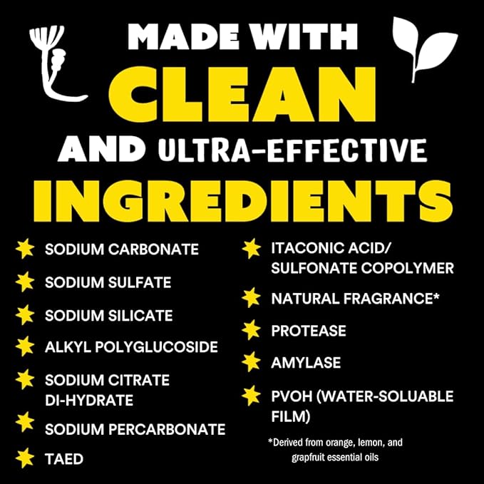 Molly's Suds Dishwasher Pods | Clean Dishwasher Detergent, Cuts Grease & Rinses - Image 5
