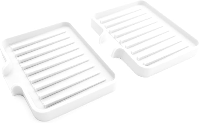 Happitasa Silicone Soap Dish Tray and Sponge Holder - Image 8