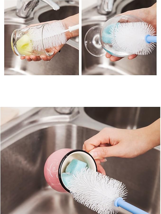 2 Pack Long Bottle Cleaning Brush - Image 7
