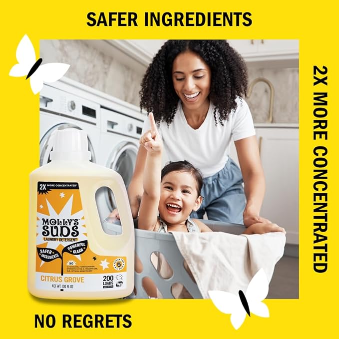 Molly's Suds Liquid Laundry Detergent | Clean Laundry Detergent Soap - Image 3