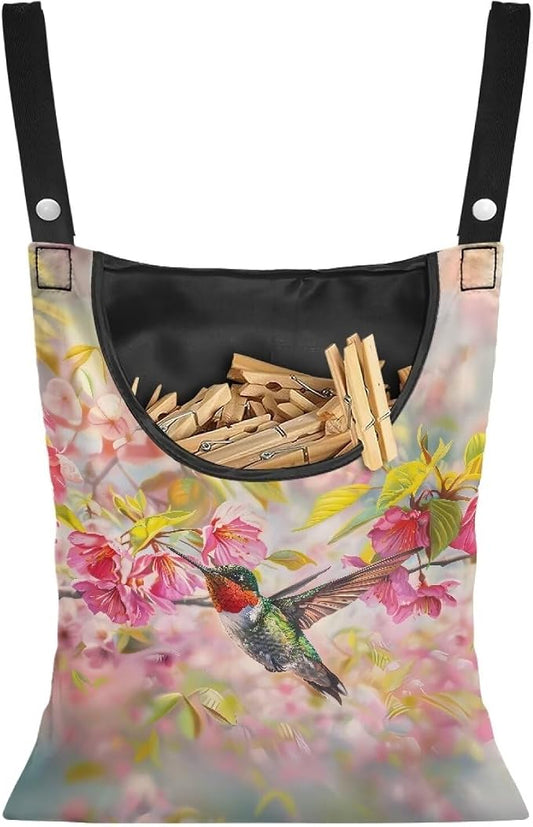 Hummingbird Clothespin Bag by CREAMIC