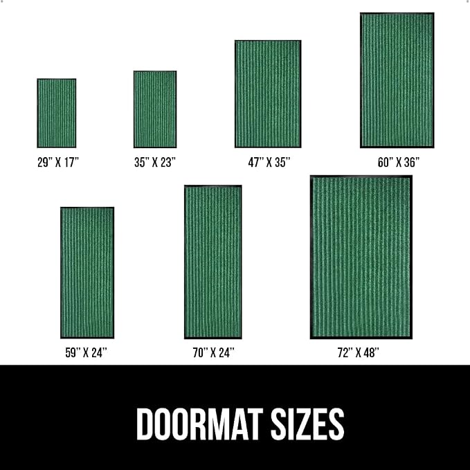 GORILLA GRIP Traffic Guard Door Mat, Heavy Duty Welcome Mats, Commercial Office - Image 6