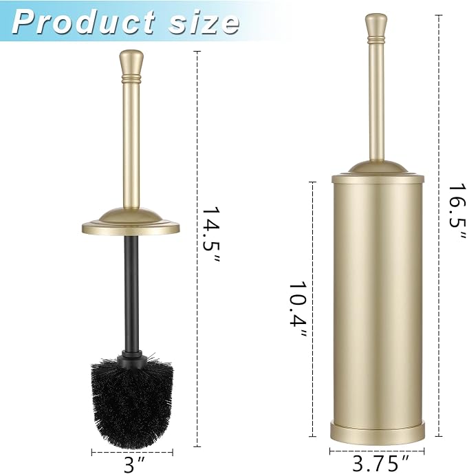 Stainless Steel 304 Toilet Brush and Holder, Toilet Bowl Brush - Image 3
