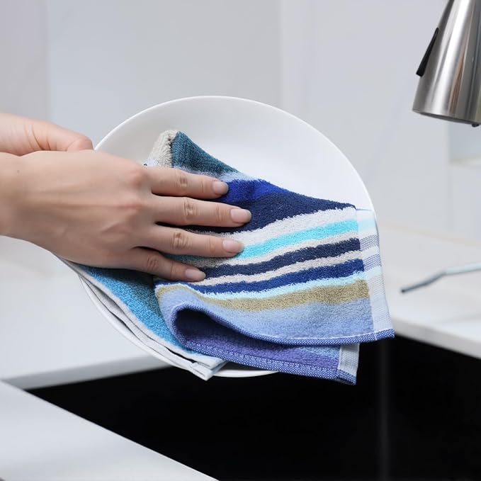 Oeleky Kitchen Dishcloths for Washing Dishes, Ultra Absorbent Dish Rags - Image 5