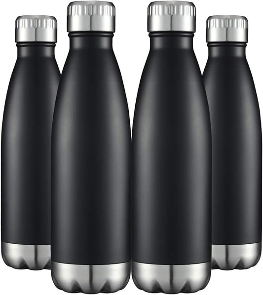 HASLE OUTFITTERS 17oz Stainless Steel Water Bottles Bulk, Vacuum Insulated by HASLEOUTFITTERS