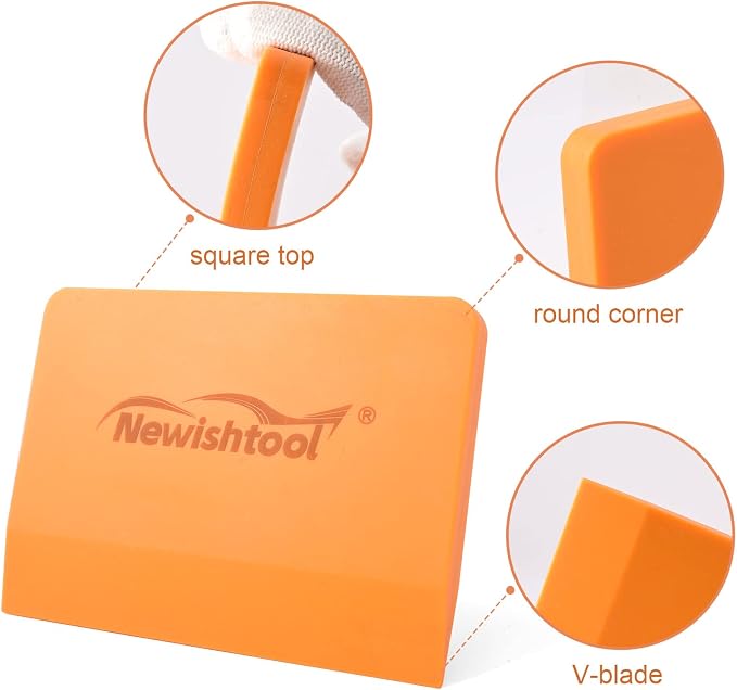 NEWISHTOOL Soft Silicone Small Squeegee - Image 5