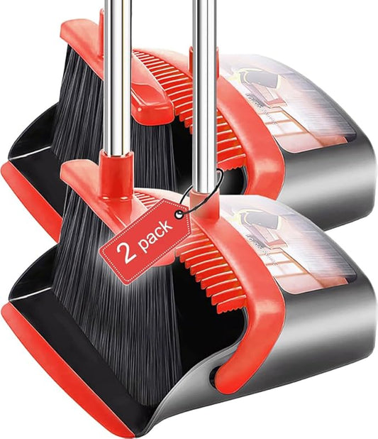2-Pack is More economical，Broom and Dustpan， by DJdtdty