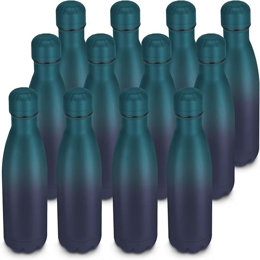 17oz Cola-Bottle Shaped Stainless Steel Leak-proof Water Bottle, Double Wall by Unknown