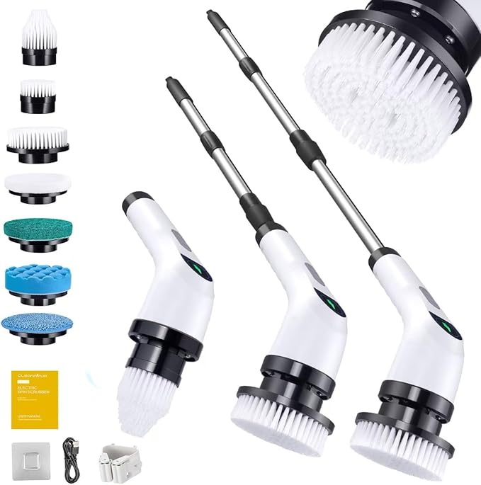 Electric Spin Scrubber for Cleaning by CLEANNINJA