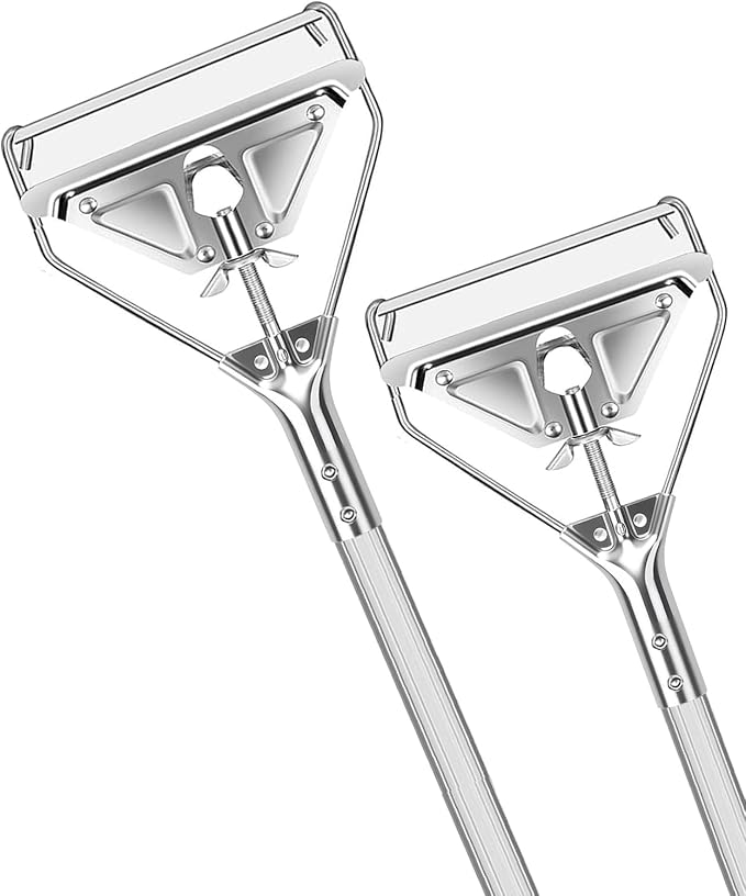 Commercial Mop Handle Heavy Duty, Industrial Metal Mop Stick Replacement by SOBONNE