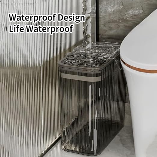 Transparent Trash Can, Bathroom Trash Cans - Image 8