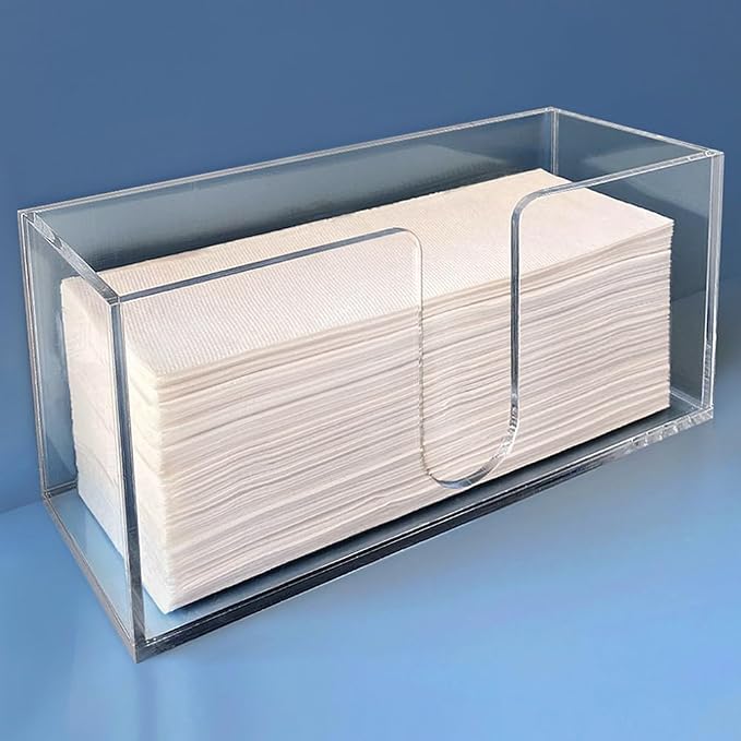 Acrylic Paper Towel Holder Paper Towel Dispenser Countertop-Bathroom, Kitchen by Unknown