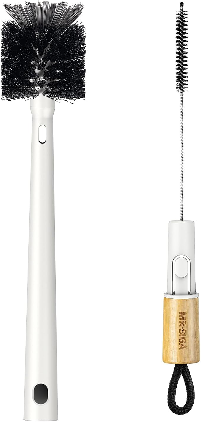 MR.SIGA Water Bottle Brush and Straw Cleaner Brush, Long Handle Bottle Cleaner by MRSIGA