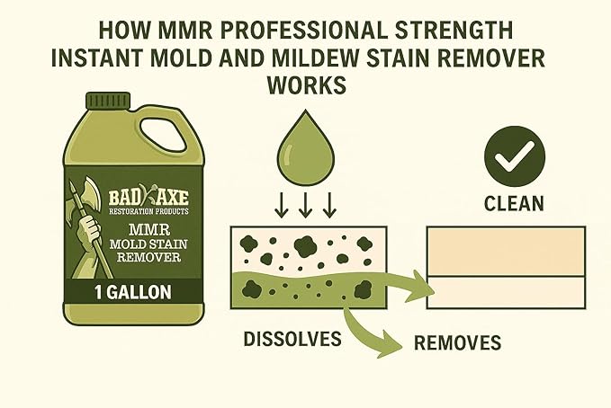 Bad Axe MMR Instant Mold Stain and Mildew Stain Remover - Image 5