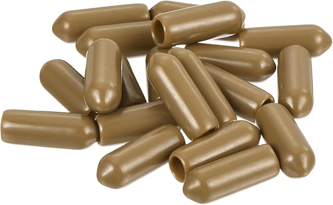 uxcell 20pcs Rubber End Caps 5mm ID Vinyl PVC Round Tube Bolt Cap Cover Screw - Image 4