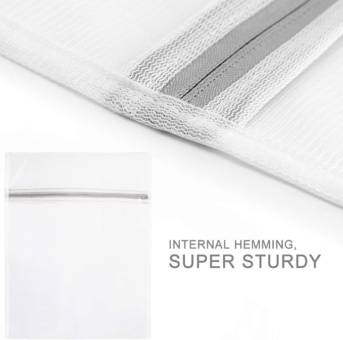 Muchfun 4Pcs Durable Fine Mesh Laundry Bags - Image 4