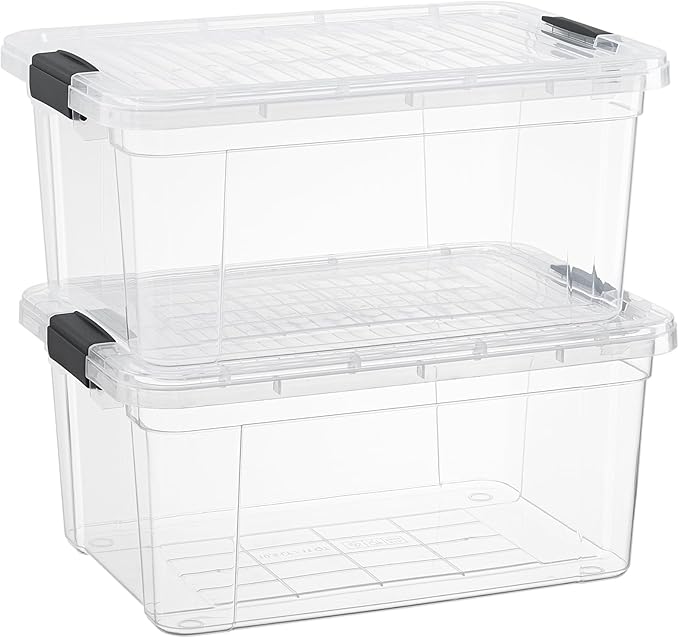Superio Storage Bins with Lids by Superio